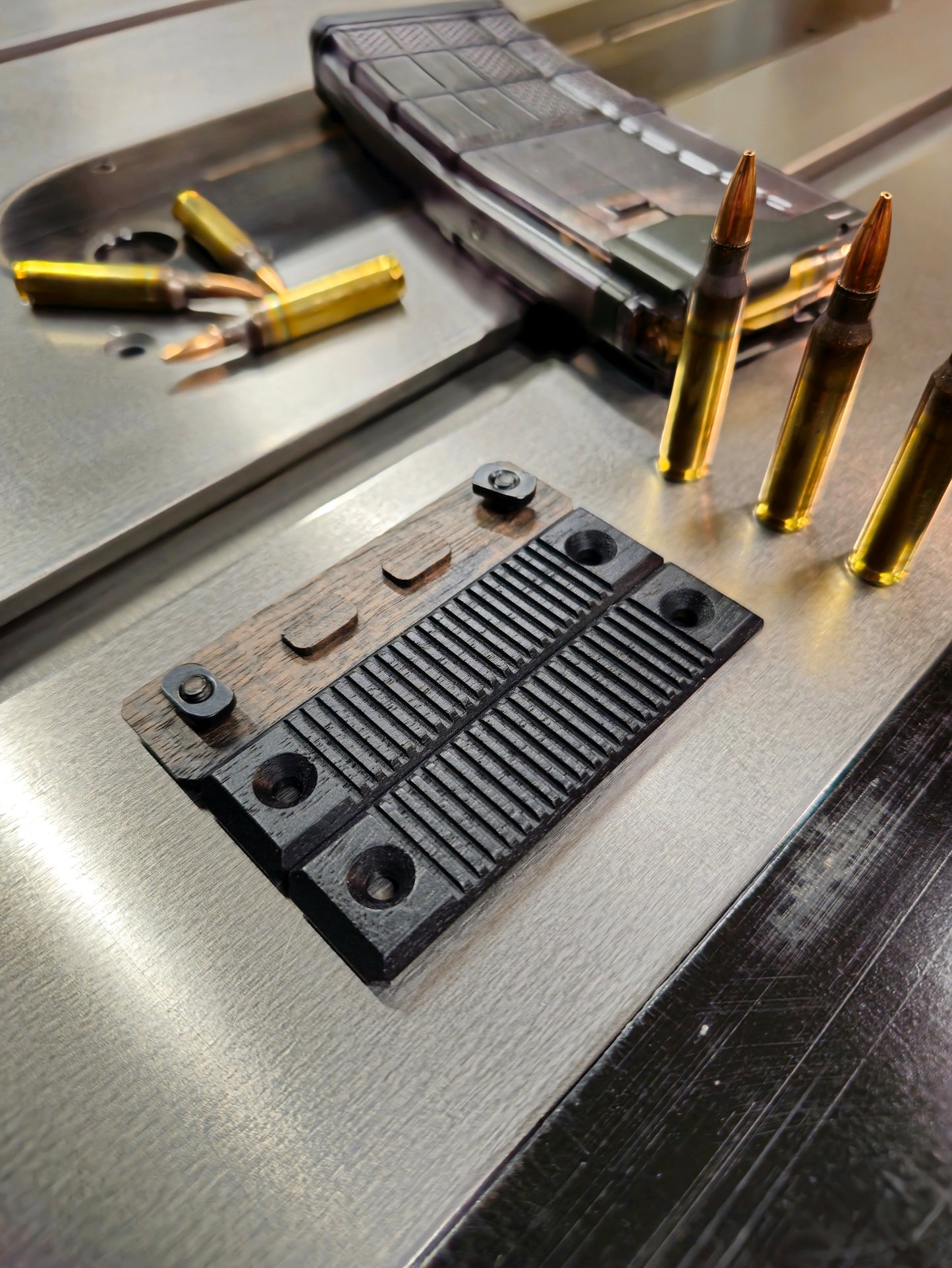 Blackout- Walnut M-lok Rail Covers. 2 Slot (3.125") *Set of 3*