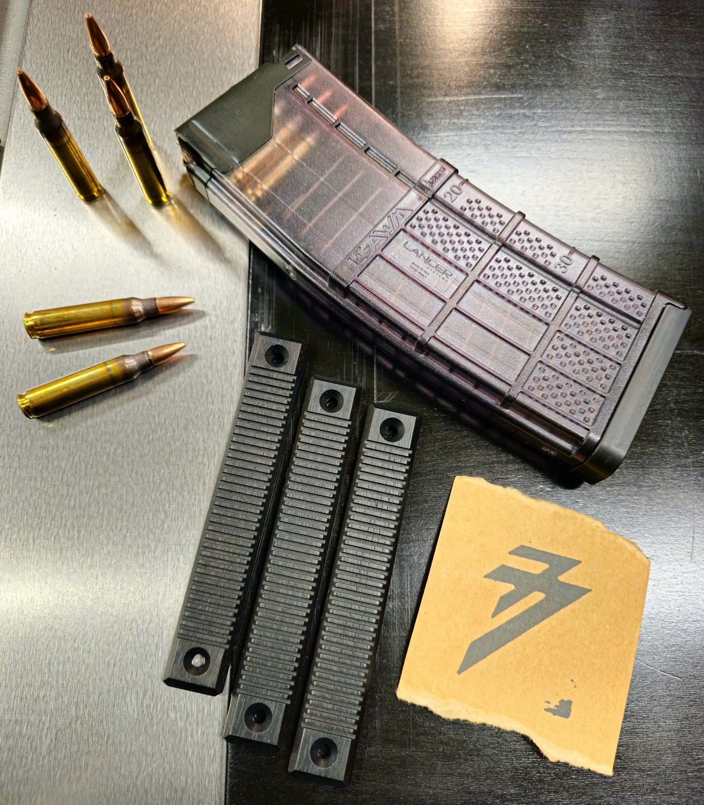 4 mlok slot. Blackout lines style. Hardwood m-lok rail panels
