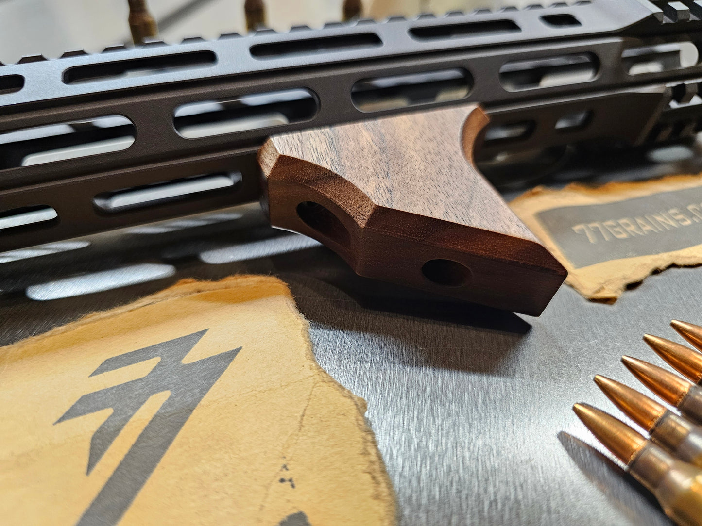 Walnut Half Brake, M-lok Or Keymod