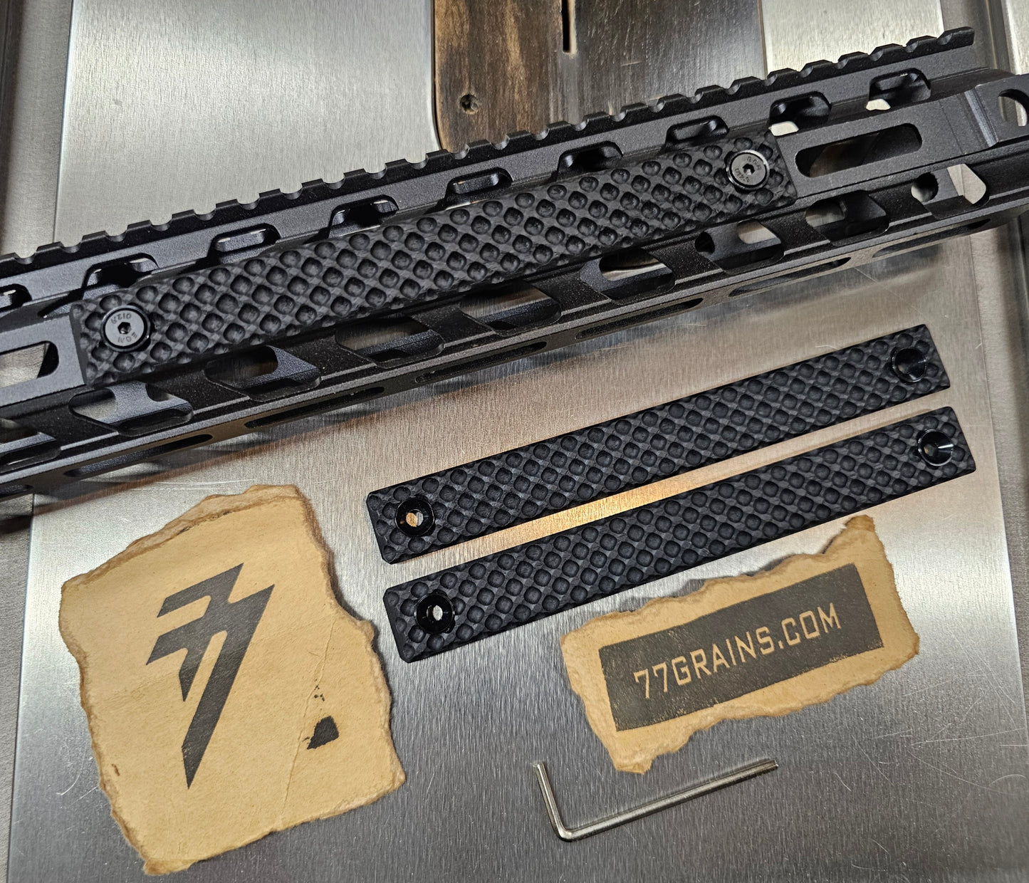 *New* Diamond Walnut Rail Covers with Washer, M-lok Or Keymod