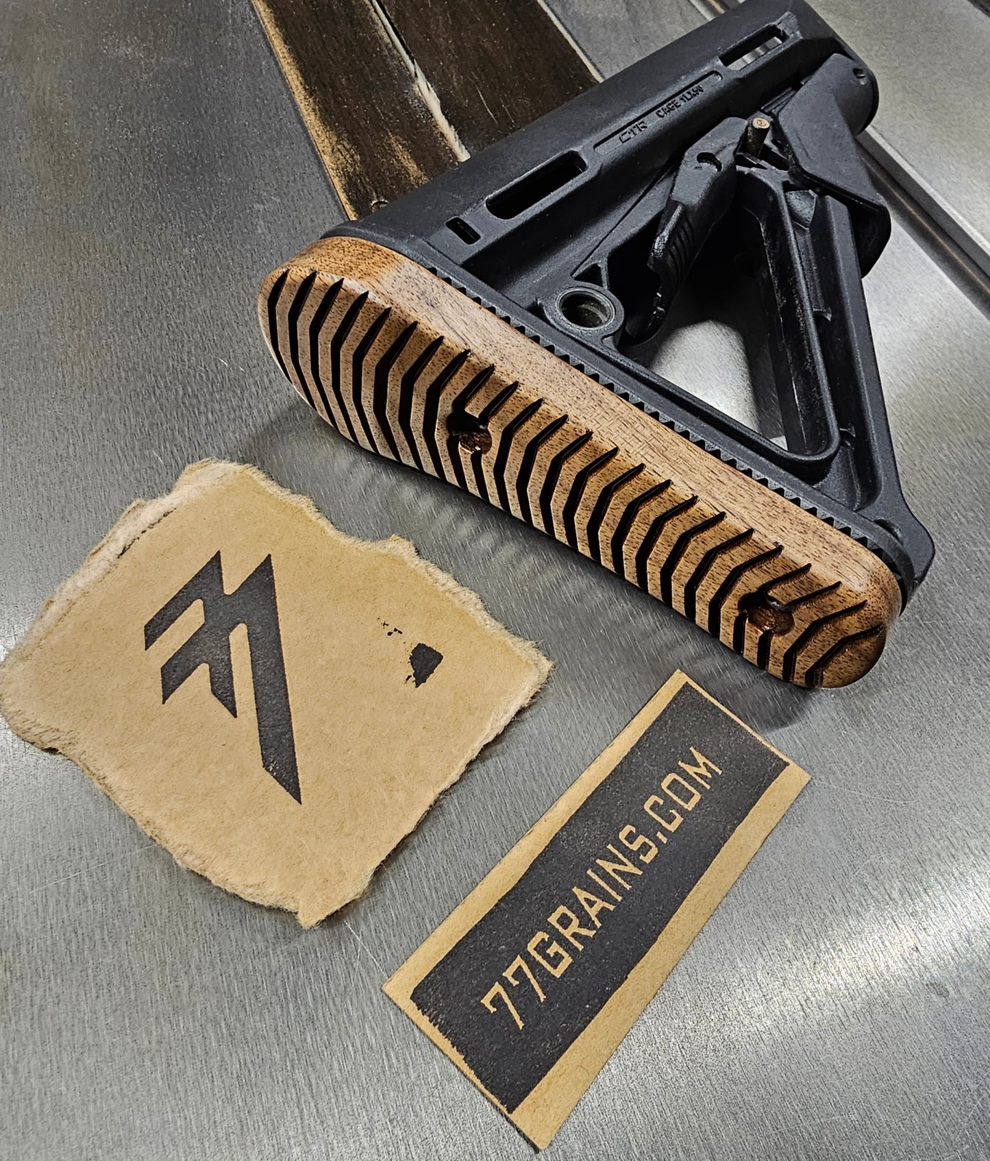 Walnut Butt-Pad for Magpul MOE stocks