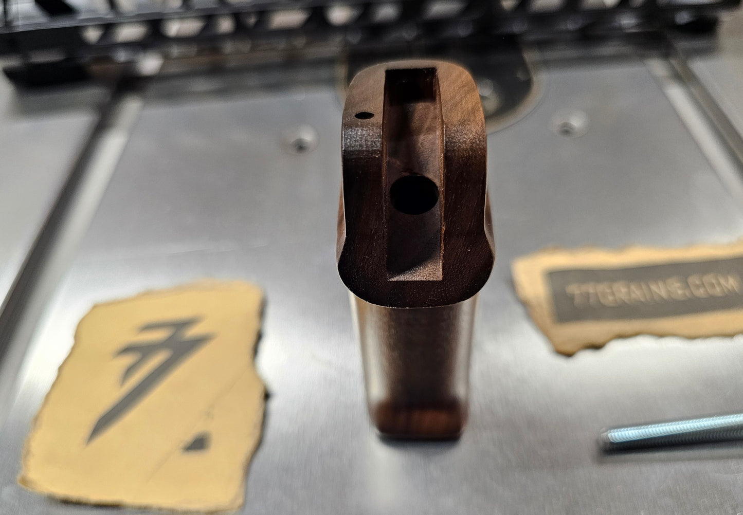 1 of 1 K2 Style Walnut Pistol Grip