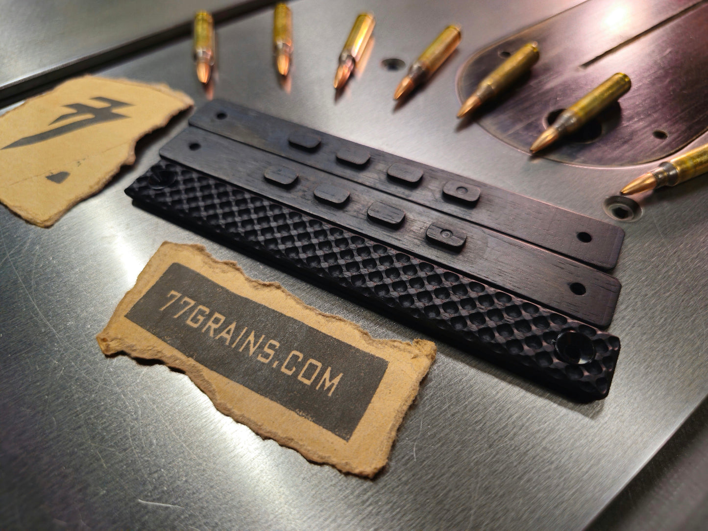 *New* Diamond Walnut Rail Covers with Washer, M-lok Or Keymod