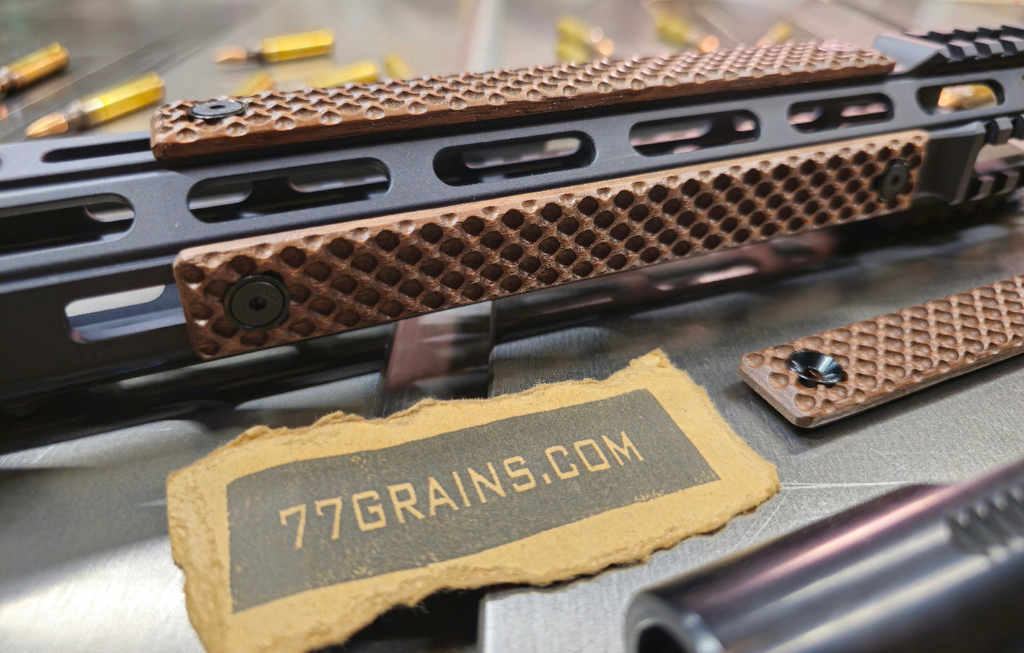 *New* Diamond Walnut Rail Covers with Washer, M-lok Or Keymod