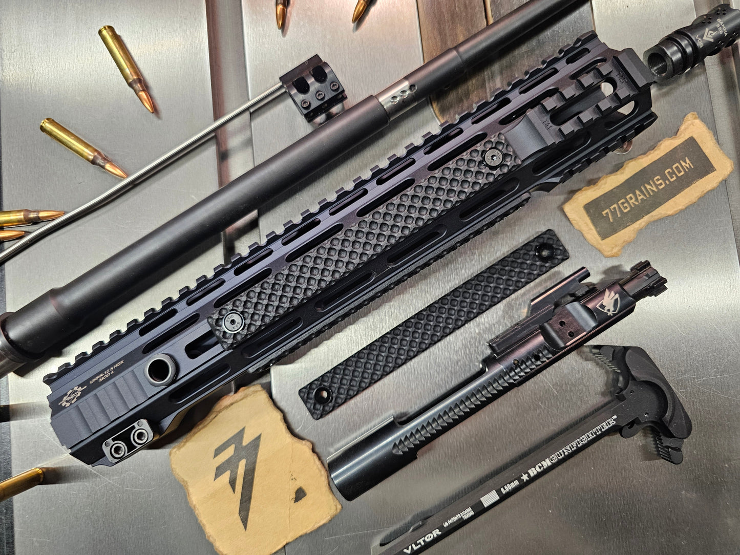 *New* Diamond Walnut Rail Covers with Washer, M-lok Or Keymod