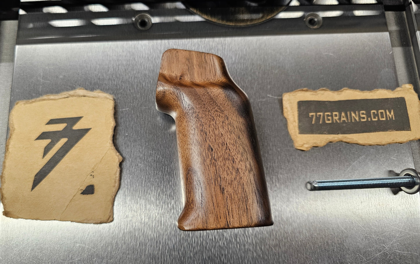 1 of 1 K2 Style Walnut Pistol Grip