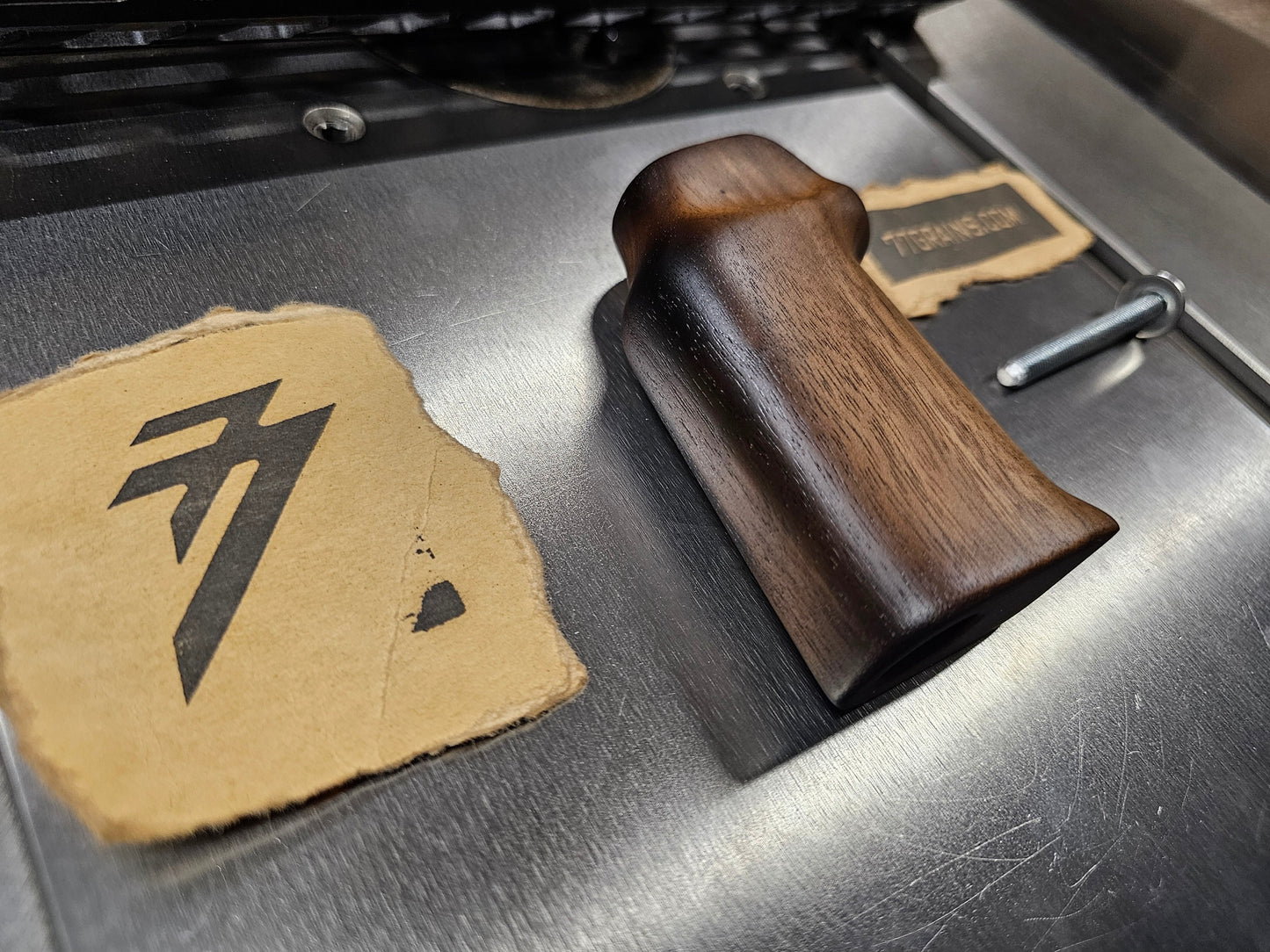 1 of 1 K2 Style Walnut Pistol Grip