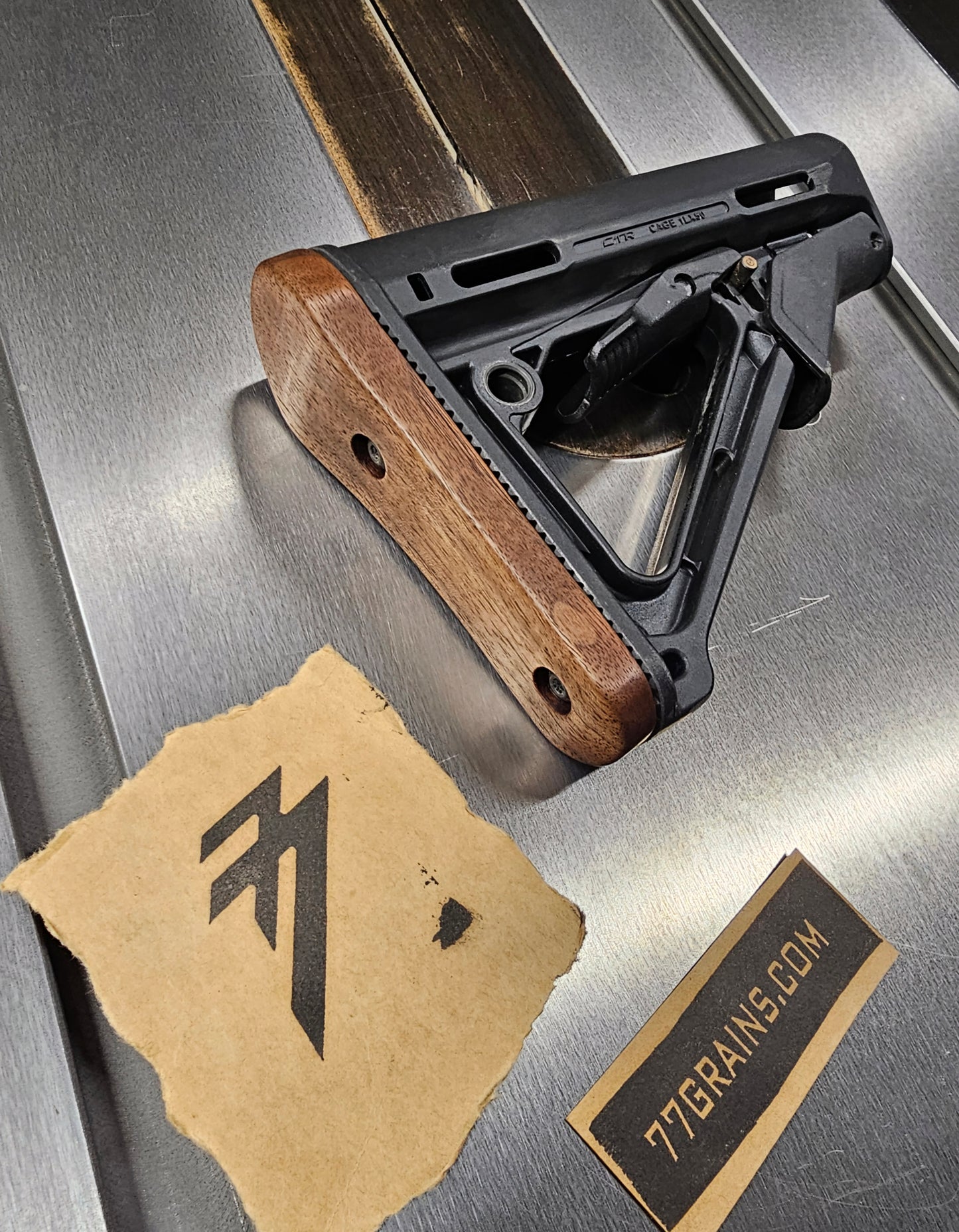 Walnut Butt-Pad for Magpul MOE stocks