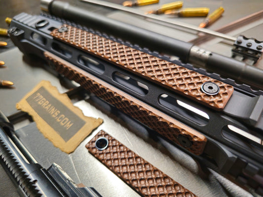 *New* Diamond Walnut Rail Covers with Washer, M-lok Or Keymod