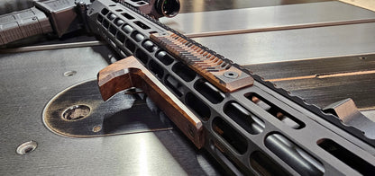 Walnut Angled Foregrip- M-lok, Long