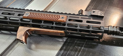 Walnut Angled Foregrip- M-lok, Long