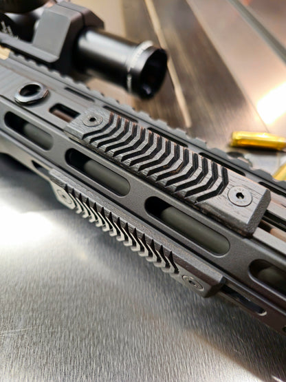 Blackout- Walnut M-lok Rail Covers.           2 Slot (3.125") *Set of 3*