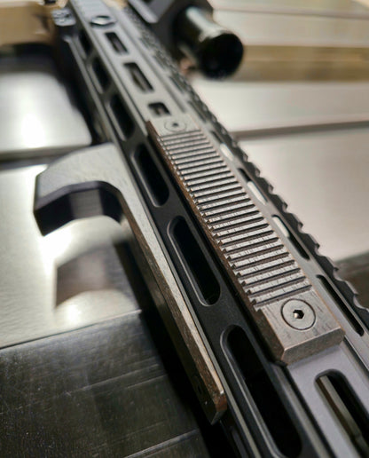 Lines texture. Blackout color. 2.5 slot mlok panels