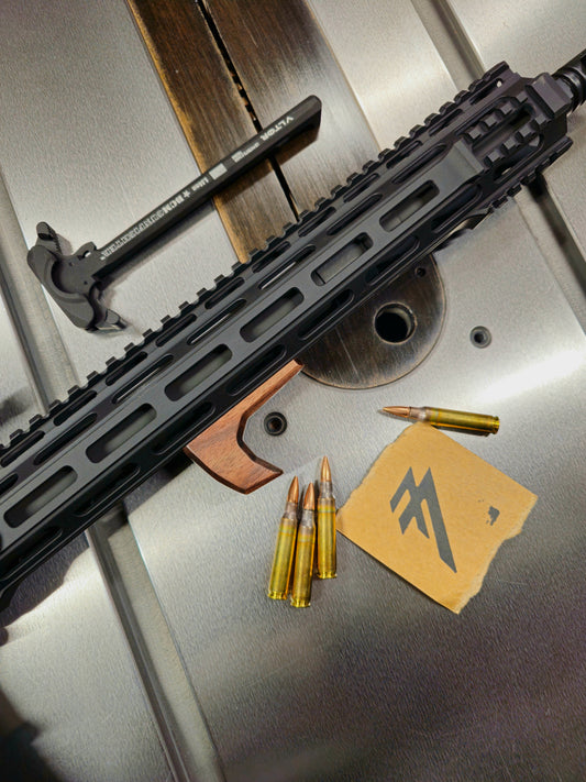 Short mlok handstop. Walnut m-lok angled foregrip