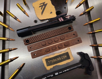 *New* Diamond Walnut Rail Covers with Washer, M-lok Or Keymod