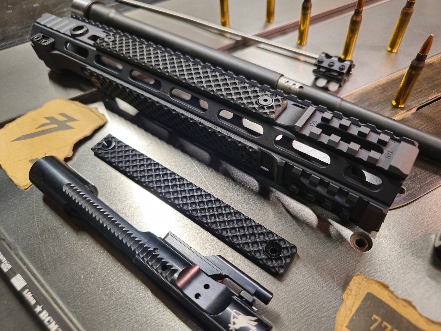 *New* Diamond Walnut Rail Covers with Washer, M-lok Or Keymod
