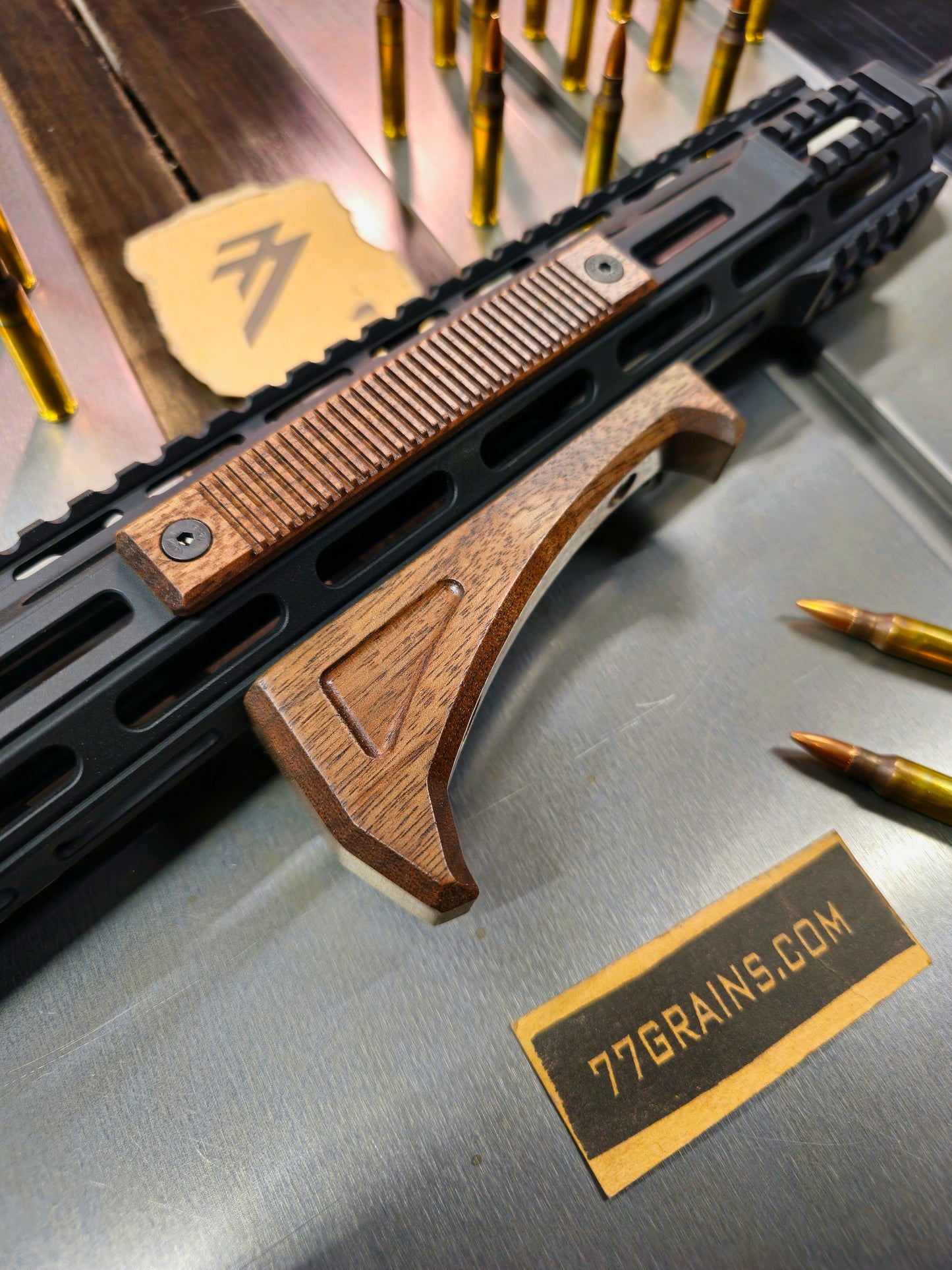 Walnut AFG, M-lok or Keymod