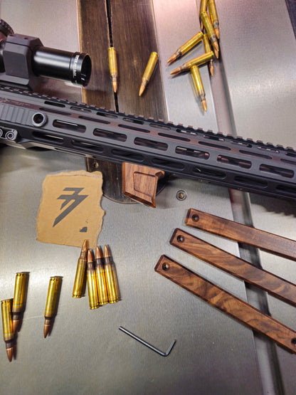 Walnut Hand Stop, M-lok or Keymod