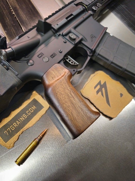 1 of 1 K2 Style Walnut Pistol Grip