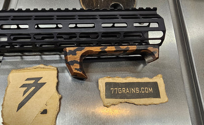V2 Walnut Angled Foregrip- M-lok or Keymod