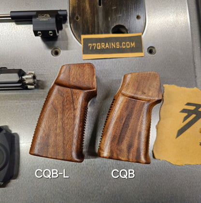 CQB-L Hardwood AR15 / M4 Pistol Grip, Walnut