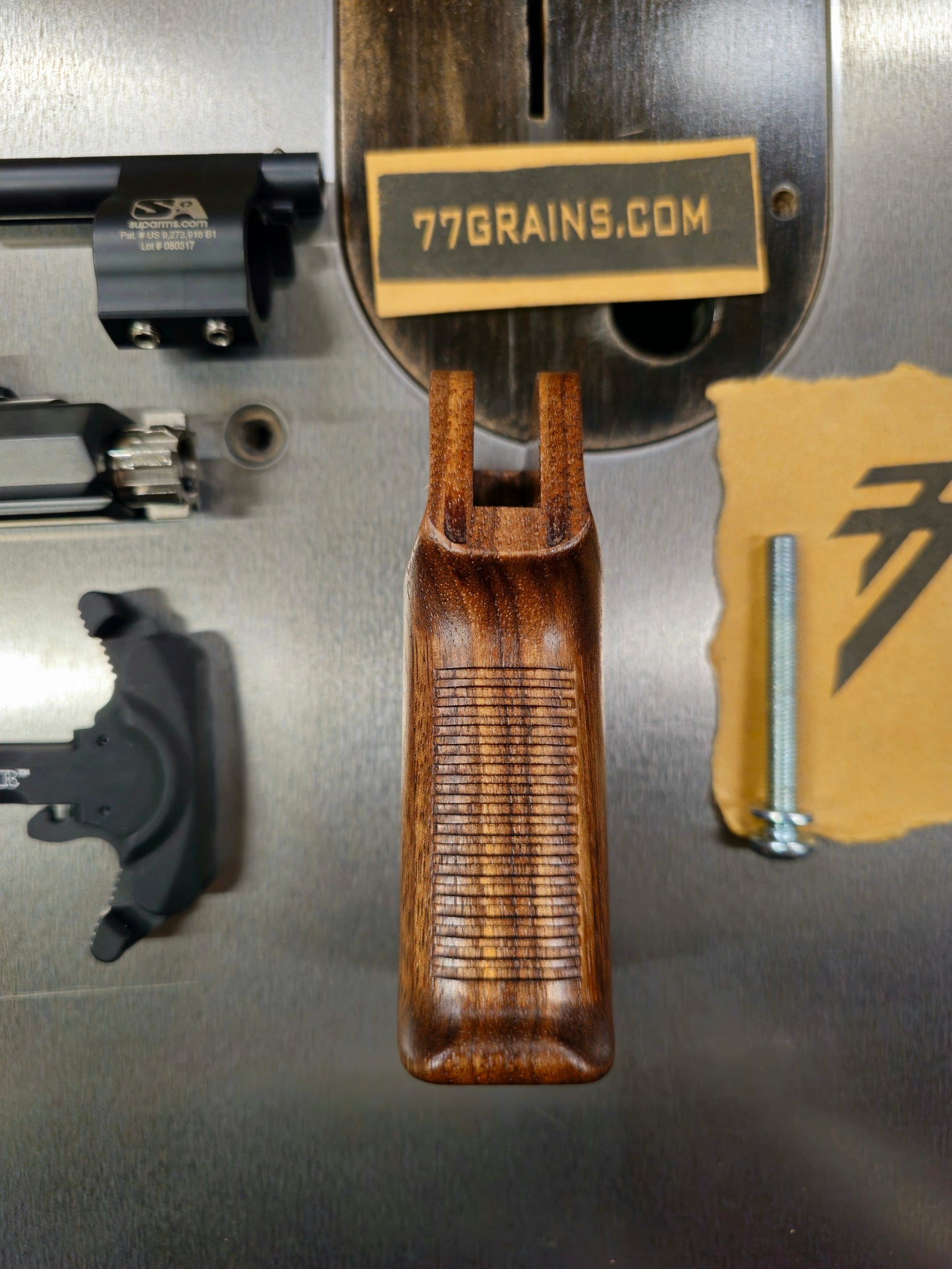 CQB-L Hardwood AR15 / M4 Pistol Grip, Walnut