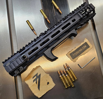 V2 Walnut Angled Foregrip- M-lok or Keymod